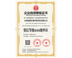 資信等級（jí）AAA級單位