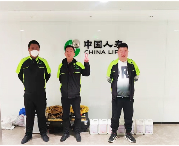 迎（yíng）澤大街新建路口中（zhōng）國人壽（shòu）室內空氣治理